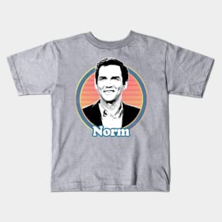 Norm Macdonald /// Retro Fan Art Tribute Design Kids T-Shirt